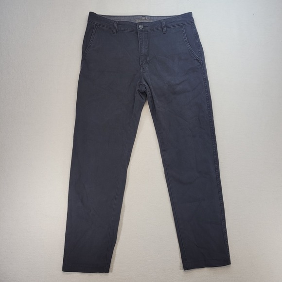 Levis Pants Mens 32x29* Blue XX Chino Standard Tapered Stretch‎ Trouser - Picture 1 of 12